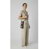 Hand-Knitted Floral Phone and Water Bottle Bag
