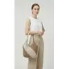 Handmade Two-Tone Shoulder Bag