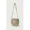 Hand-Woven Round Straw Jute Bag