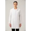 Womens Work Apron 75% Polyester 25% Viscose Plain Weave - White
