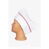 Aşçı Kepi - Beyaz-Kırmızı