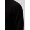 Sanfords Mens Crew-Neck Sweatshirt 82% Cotton, Winter - Black