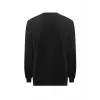 Sanfords Mens Crew-Neck Sweatshirt 82% Cotton, Winter - Black