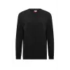 Sanfords Mens Crew-Neck Sweatshirt 82% Cotton, Winter - Black