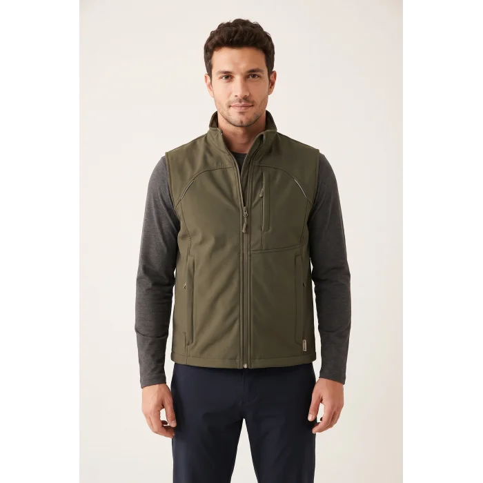Fiyort FY82 Kenai Softshell Yelek - Haki