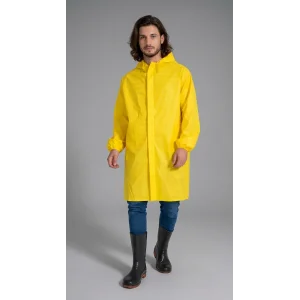 PVC Diz Altı Yağmurluk - Sarı