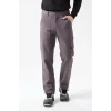 Çok Cepli Gabardin %100 Pamuk Kışlık İş Pantolonu - Gri