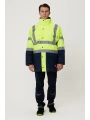 Eradium 5n1 Reflektörlü İş Güvenliği Parkası - Su Ve Rüzgar Geçirmez, Yüksek Görünürlüklü Kışlık Mont
