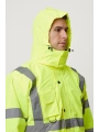 Eradium 5n1 Reflektörlü İş Güvenliği Parkası - Su Ve Rüzgar Geçirmez, Yüksek Görünürlüklü Kışlık Mont