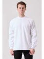 Galanthus Basic Sweatshirt - Uzun Kollu, Pamuklu, Rahat Kesim, Günlük Ve İş Kullanımı İçin