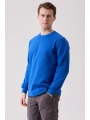 Galanthus Basic Sweatshirt - Uzun Kollu, Pamuklu, Rahat Kesim, Günlük Ve İş Kullanımı İçin