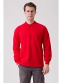 Galanthus Polo Sweat Erkek Uzun Kollu Pamuklu Sweatshirt İş Ve Günlük Kullanım İçin