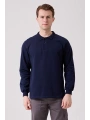 Galanthus Polo Sweat Erkek Uzun Kollu Pamuklu Sweatshirt İş Ve Günlük Kullanım İçin