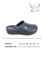 Gezer Sabo Terlik 4 Nokta Destekli Ortopedik Hemşire Aşçı Terliği Lacivert