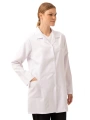 Hedera Kadın Önlük - Beyaz Doktor Öğrenci Laboratuvar Önlüğü | Medikal İş Önlüğü