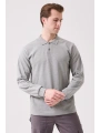 Herba Polo Sweat Erkek Uzun Kollu Pamuklu Sweatshirt İş Ve Günlük Kullanım İçin