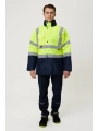 Linum Reflektörlü İş Güvenliği Parkası - Su Ve Rüzgar Geçirmez, Yüksek Görünürlüklü Kışlık Mont