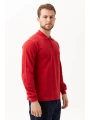 Padus %100 Pamuk Polo Yaka Uzun Kollu T-shirt Şık Ve Konforlu İş Ve Genel Kullanım
