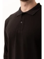 Padus %100 Pamuk Polo Yaka Uzun Kollu T-shirt Şık Ve Konforlu İş Ve Genel Kullanım