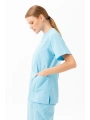 Santolina V Yaka Üniforma - Doktor, Hemşire, Sağlık Çalışanları İçin Rahat Ve Dayanıklı Scrubs