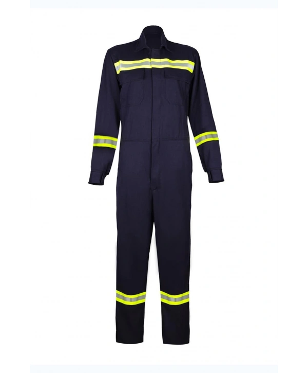 Alev Almaz Tulum Reflektörlü Koruyucu İş Tulumu Antistatik Yüksek Risk Alanlarına Uygun