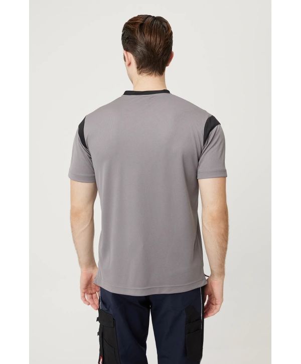 Allium V Yaka Tişört Nefes Alabilir Esnek Ve Şık İş Ve Günlük Kullanım İçin