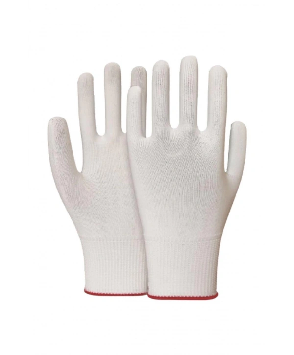 Beybi Polyester Örgü Kasiyer Eldiveni 5 Çift Hafif Ve Esnek Koruyucu İş Eldiveni