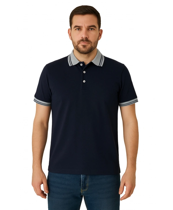 Biloba Polo Yaka T-shirt - Şık, Nefes Alabilir, Pamuklu, Günlük Ve İş Kullanımı İçin