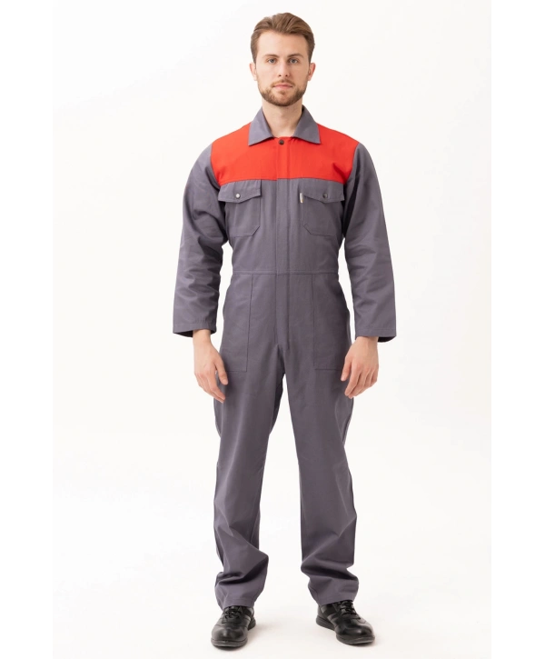 Carica Yazlık Tulum Gri-kırmızı