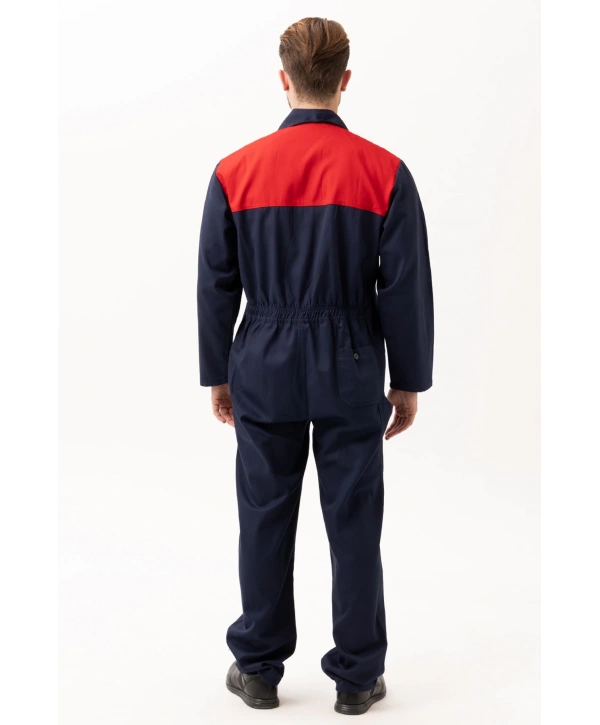 Carica Yazlık Tulum Lacivert-kırmızı