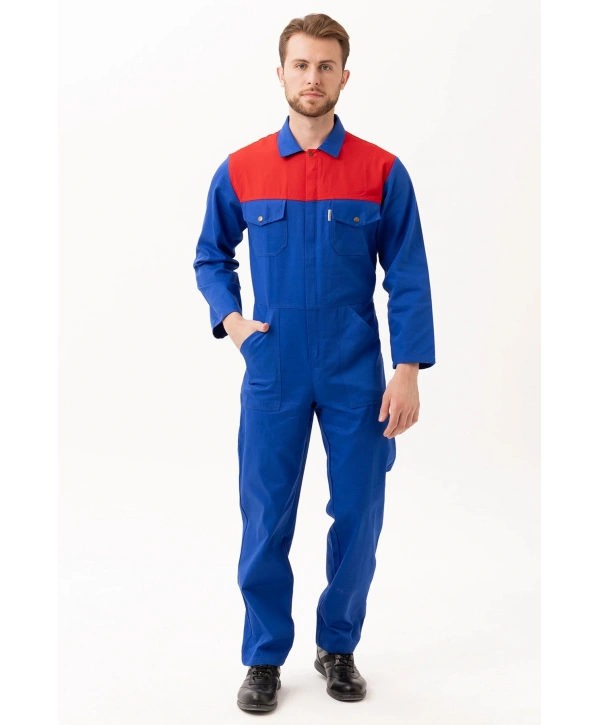 Carica Yazlık Tulum Saxmavi-kırmızı