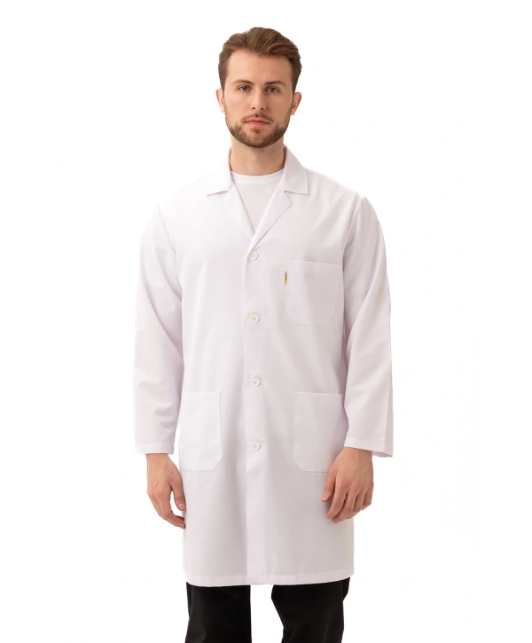 Cordata Erkek Önlük Beyaz Renk Profesyonel Kullanım İçin Dayanıklı Ve Rahat Tasarım