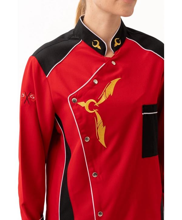 Crenata Şef Aşçı Ceketi - Şık Ve Dayanıklı, Nefes Alabilir, Profesyonel Mutfak Kullanımı İçin