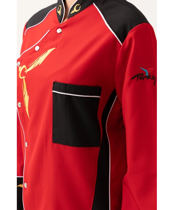 Crenata Şef Aşçı Ceketi - Şık Ve Dayanıklı, Nefes Alabilir, Profesyonel Mutfak Kullanımı İçin