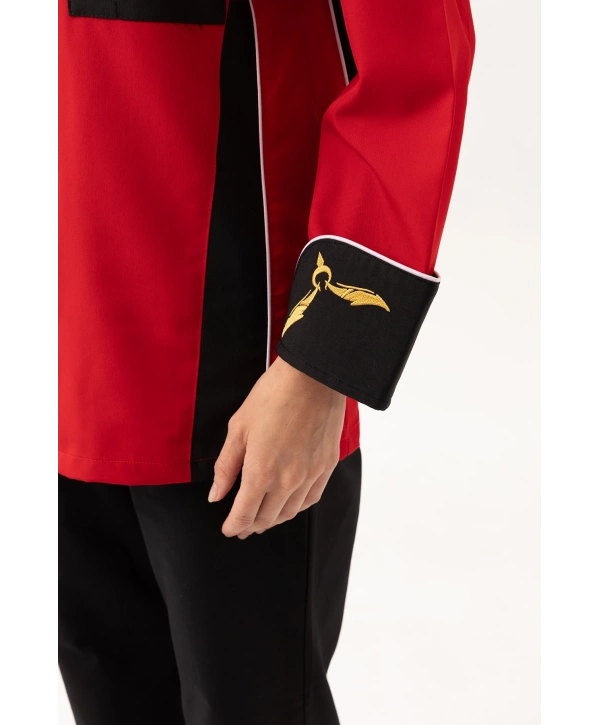 Crenata Şef Aşçı Ceketi - Şık Ve Dayanıklı, Nefes Alabilir, Profesyonel Mutfak Kullanımı İçin