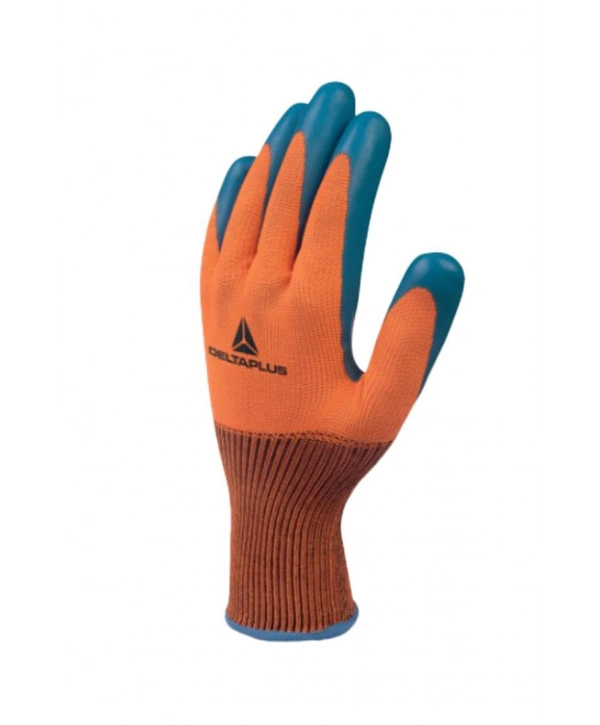 Delta Plus Ve733 Koruyucu İş Eldiveni Yağ Dayanıklı Esnek Tutuş Nitril Kaplamalı Polyester Astar