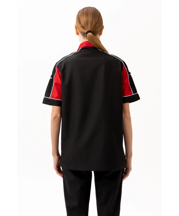 Evereste Kısa Kollu Şef Aşçı Ceketi - Nefes Alabilir, Hafif Ve Şık Tasarım