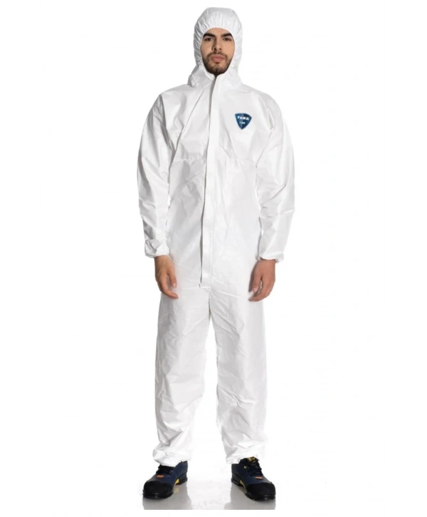 Faba T-530 Tip 5 6b Koruyucu Tulum Antistatik Nefes Alabilir Tek Kullanımlık Tulum