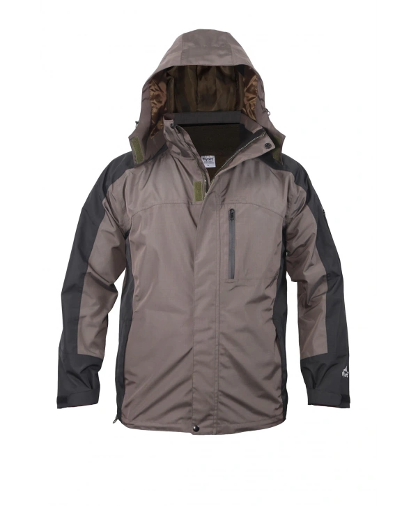 Fiyort Fy 162 Sogne 3ü 1 Arada Su Geçirmez Mont Çıkarılabilir Polar Astarlı, Nefes Alabilen Outdoor Ceket