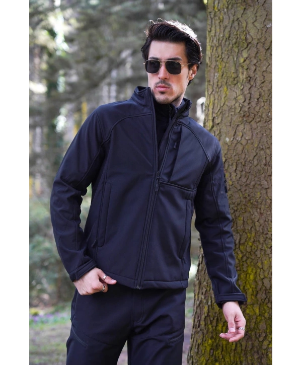 Fiyort Fy81 Logan Softshell Mont Su Geçirmez Rüzgar Korumalı, Dayanıklı Erkek Ceket