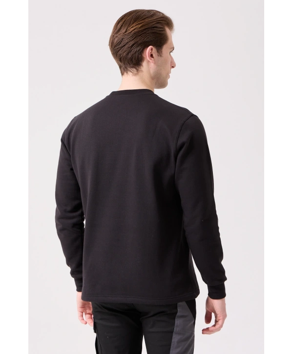 Galanthus Basic Sweatshirt - Uzun Kollu, Pamuklu, Rahat Kesim, Günlük Ve İş Kullanımı İçin