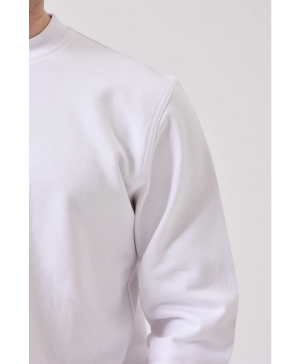 Galanthus Basic Sweatshirt - Uzun Kollu, Pamuklu, Rahat Kesim, Günlük Ve İş Kullanımı İçin