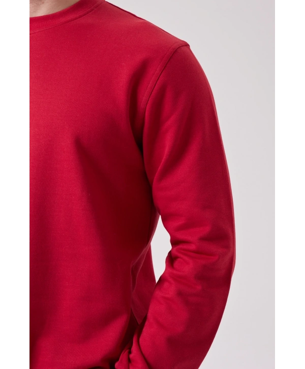 Galanthus Basic Sweatshirt - Uzun Kollu, Pamuklu, Rahat Kesim, Günlük Ve İş Kullanımı İçin