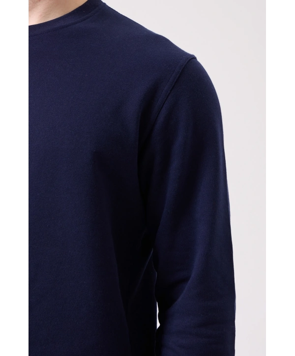 Galanthus Basic Sweatshirt - Uzun Kollu, Pamuklu, Rahat Kesim, Günlük Ve İş Kullanımı İçin