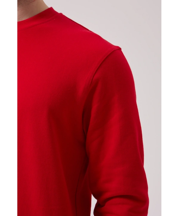 Galanthus Basic Sweatshirt - Uzun Kollu, Pamuklu, Rahat Kesim, Günlük Ve İş Kullanımı İçin