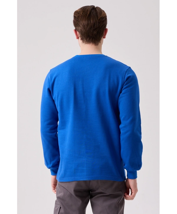 Galanthus Basic Sweatshirt - Uzun Kollu, Pamuklu, Rahat Kesim, Günlük Ve İş Kullanımı İçin