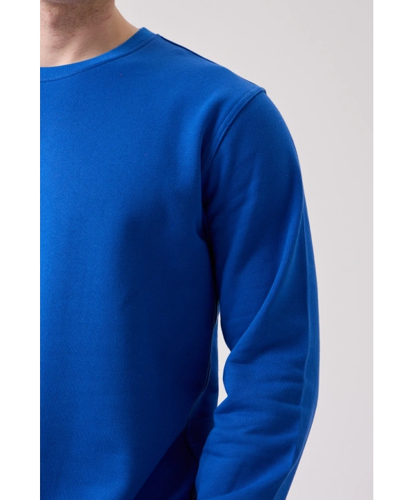 Galanthus Basic Sweatshirt - Uzun Kollu, Pamuklu, Rahat Kesim, Günlük Ve İş Kullanımı İçin