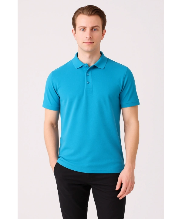 Galanthus Polo T-shırt Turkuaz