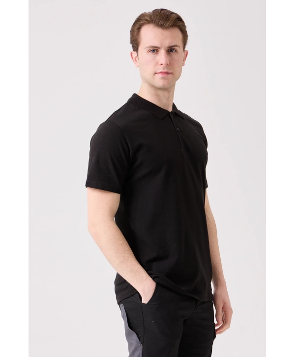 Galanthus Polo Yaka T-shirt - Pamuklu, Nefes Alabilir, Klasik Ve Şık Tasarım