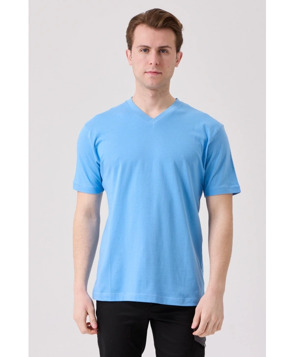 Galanthus V Yaka T-shirt - Nefes Alabilir, Rahat Ve Şık Tasarım